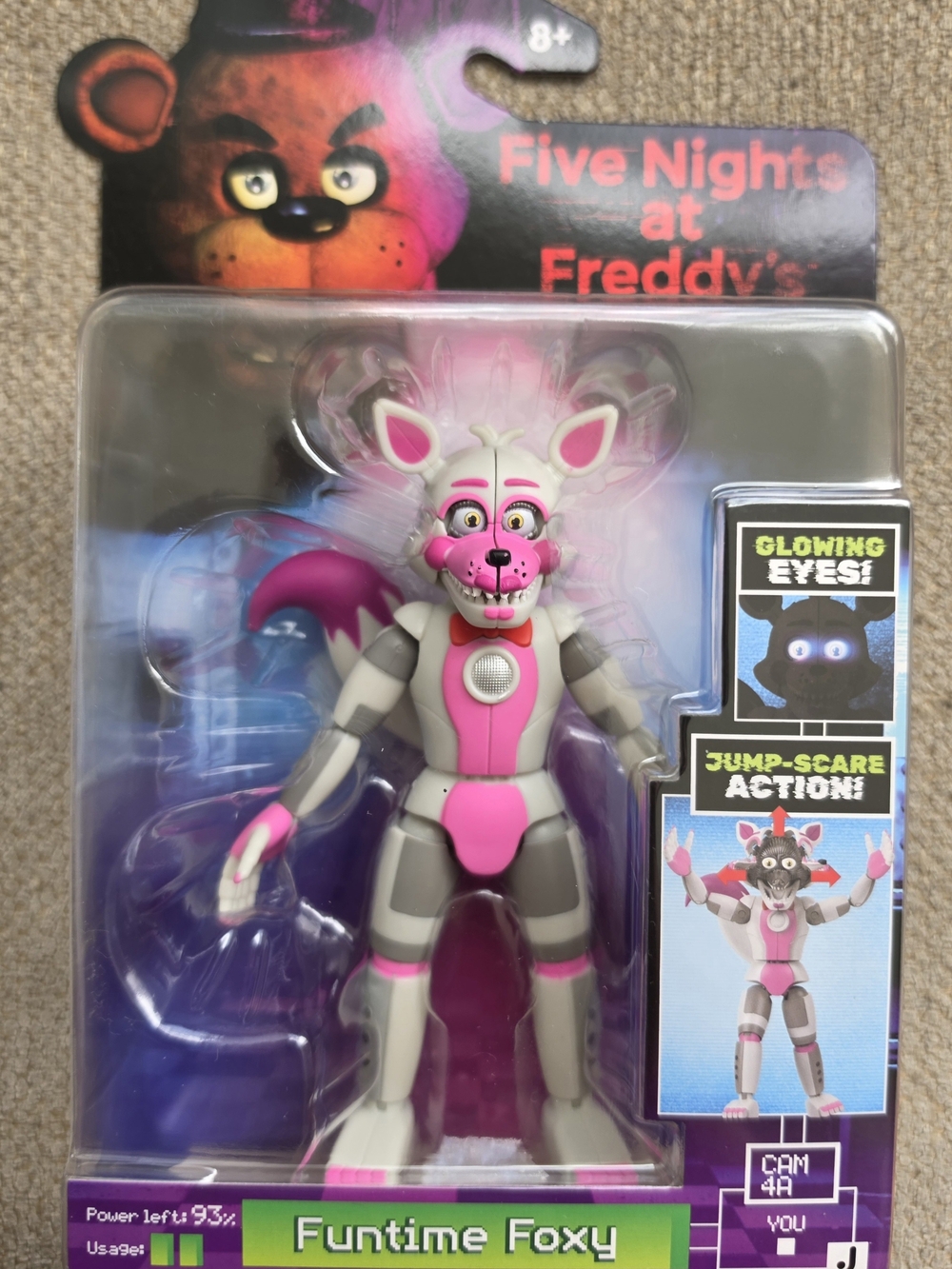 Funtime Foxy Action Figure - Pink & White